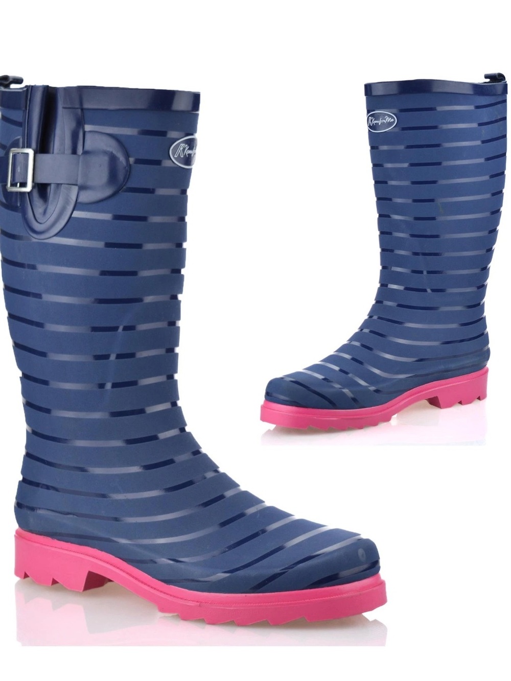 Womens Waterproof Wellies Rain Snow Walking Rubber Wellingtons Boots Size 11